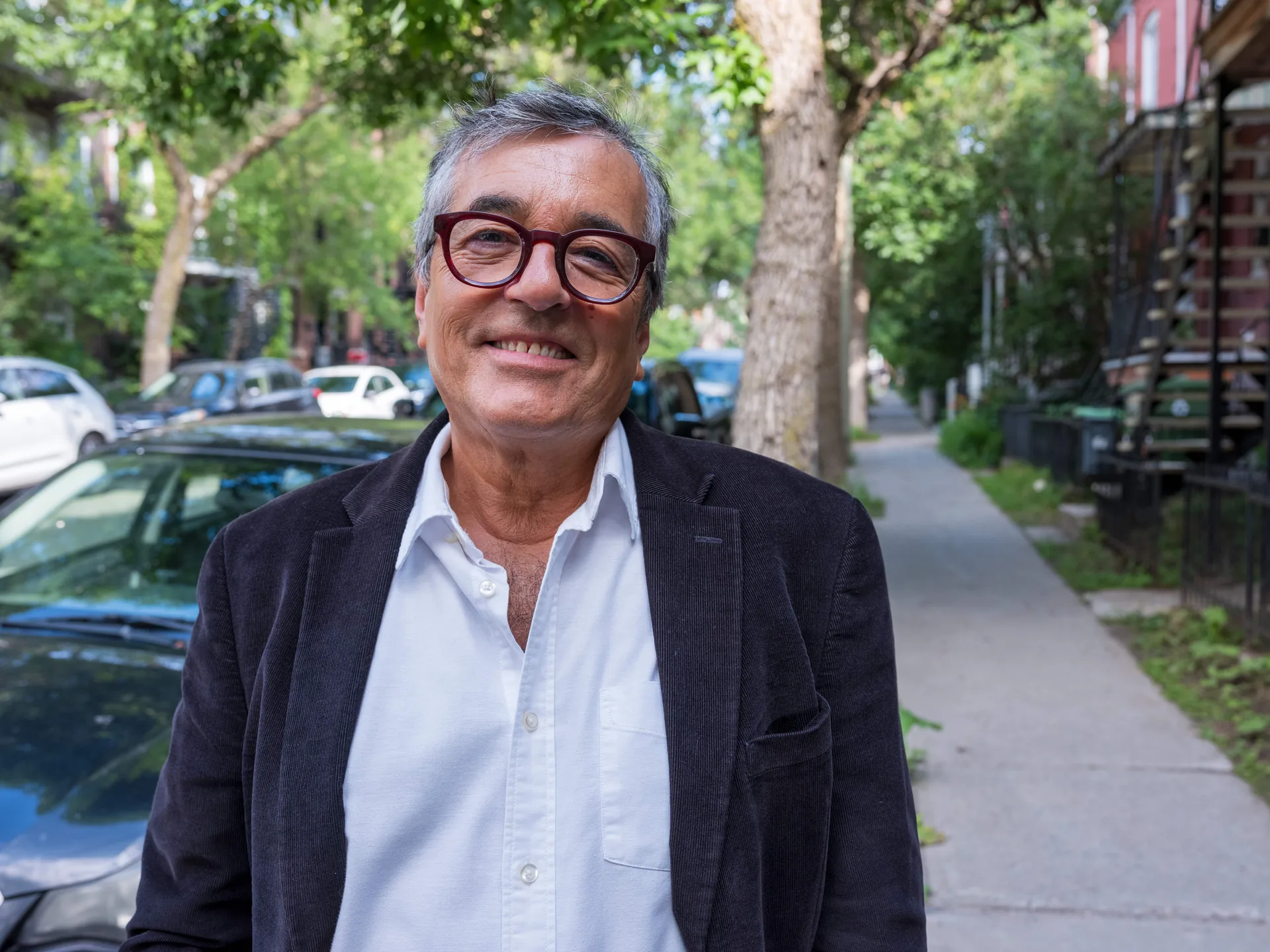 Pierre Céré souriant dans Rosemont—La Petite-Patrie
